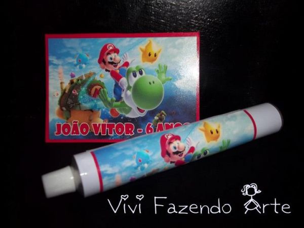 10 Bisnagas personalizadas.