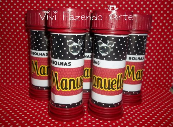 10 Tubos de Bolhas Personalizados